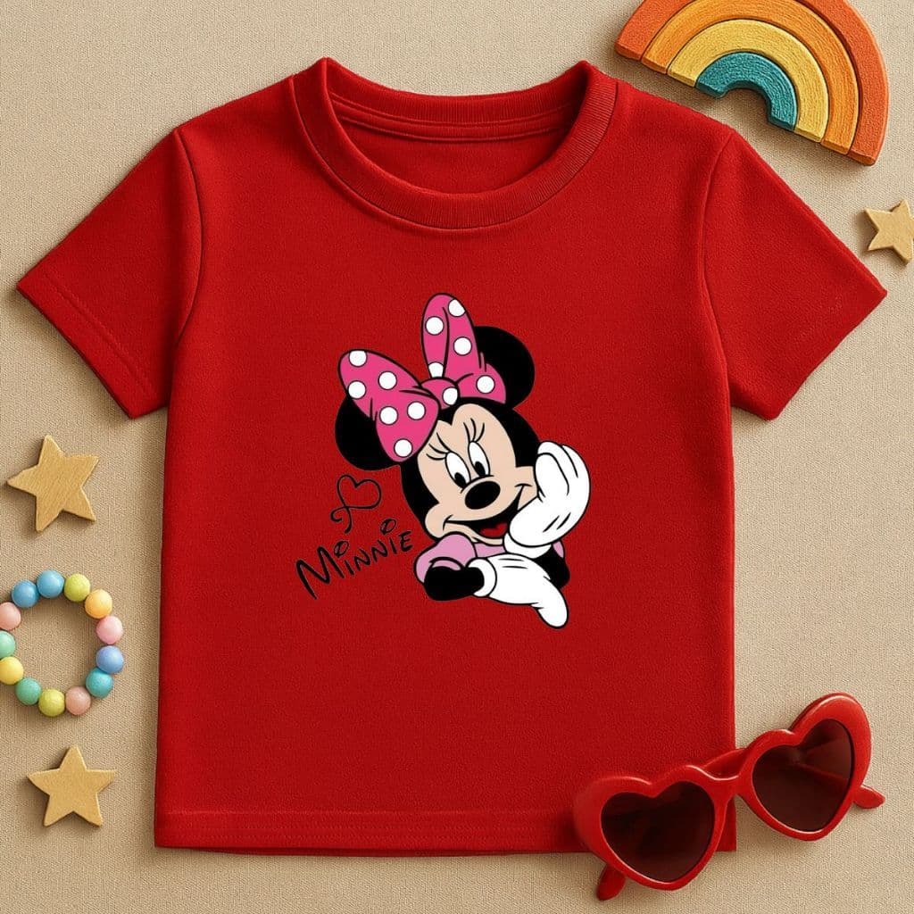 Camiseta Camisa blusa infantil carinha da ratinha varias estampas algodão100%