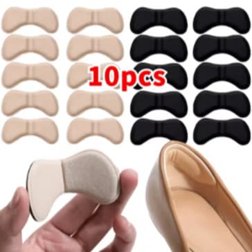 Kit 10 unidades de Palmilha – Almofada Adesiva para Calcanhar que Proporciona Mais Conforto