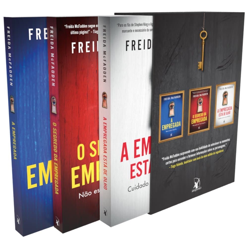 BOX Livro A Empregada | Freida McFadden | Livros Empregada | Livro de suspense do Tiktok