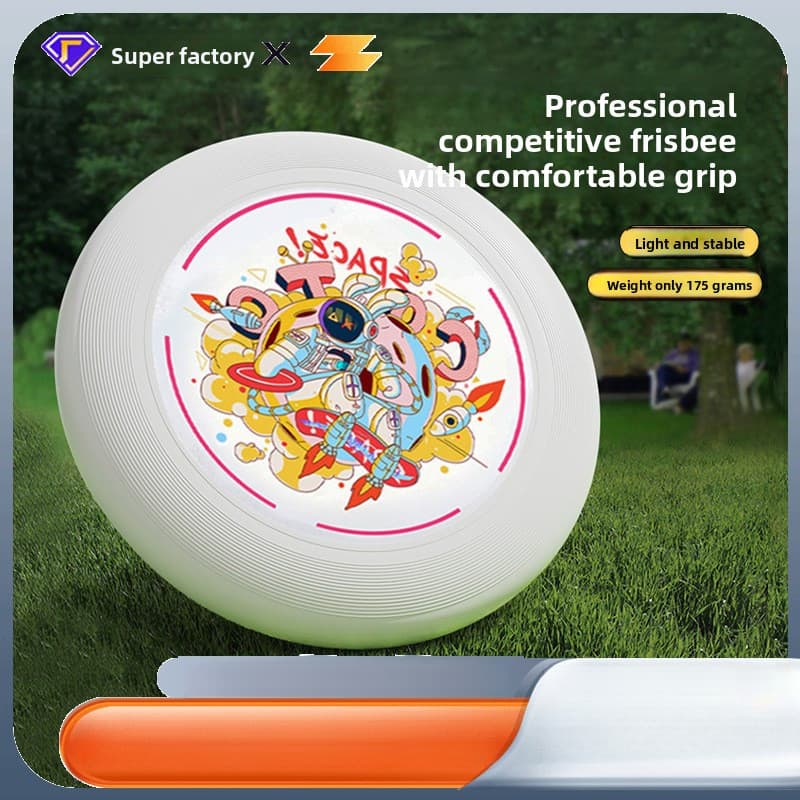 Professional outdoor sports frisbee, rotatable extreme flying disc, specialized for adult competitions and children's be