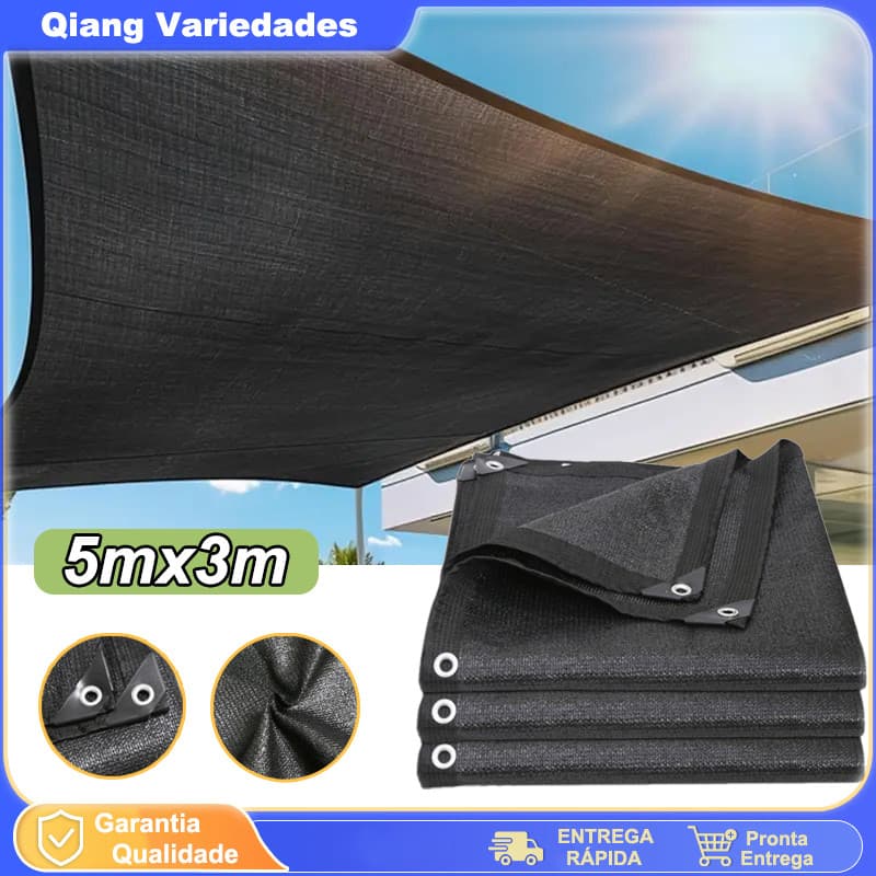 Tela Sombreamento Toldo Sombrite Garagem Jardim 5mx3m
