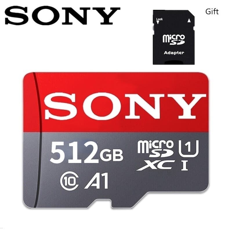 Sd 256GB 32G Easy To Carry Expansion High Speed Red Gray Sony Accessories
