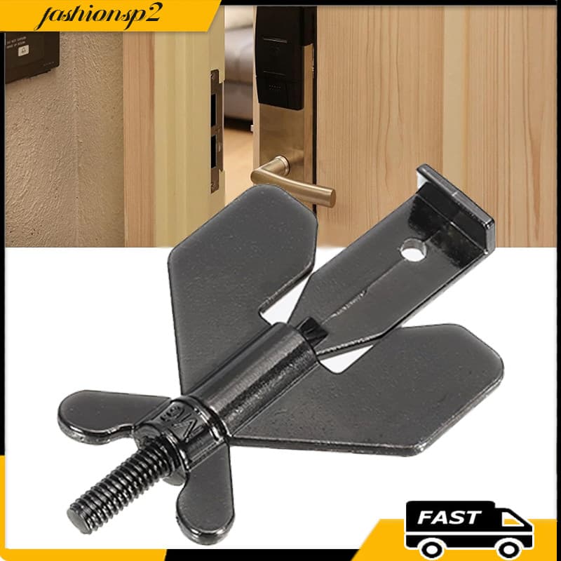 Fechadura Trava Portátil De Segurança P/ Porta De Hotel Motel Aço Inox Tranca Ajustavel Viagens Quarto Anti Roubo