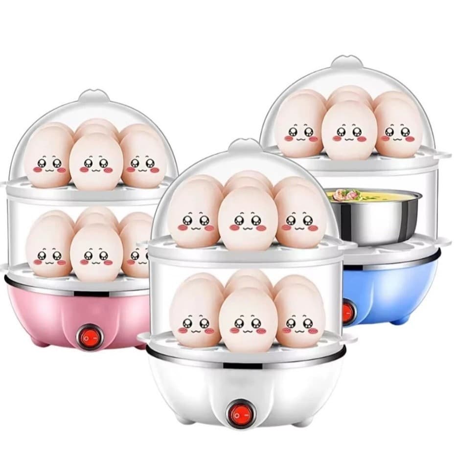 Máquina Elétrico de Fazer 14 Ovos em Até 10 Minuto Multiuso Portátil 110V e 220V - EGG POACHER