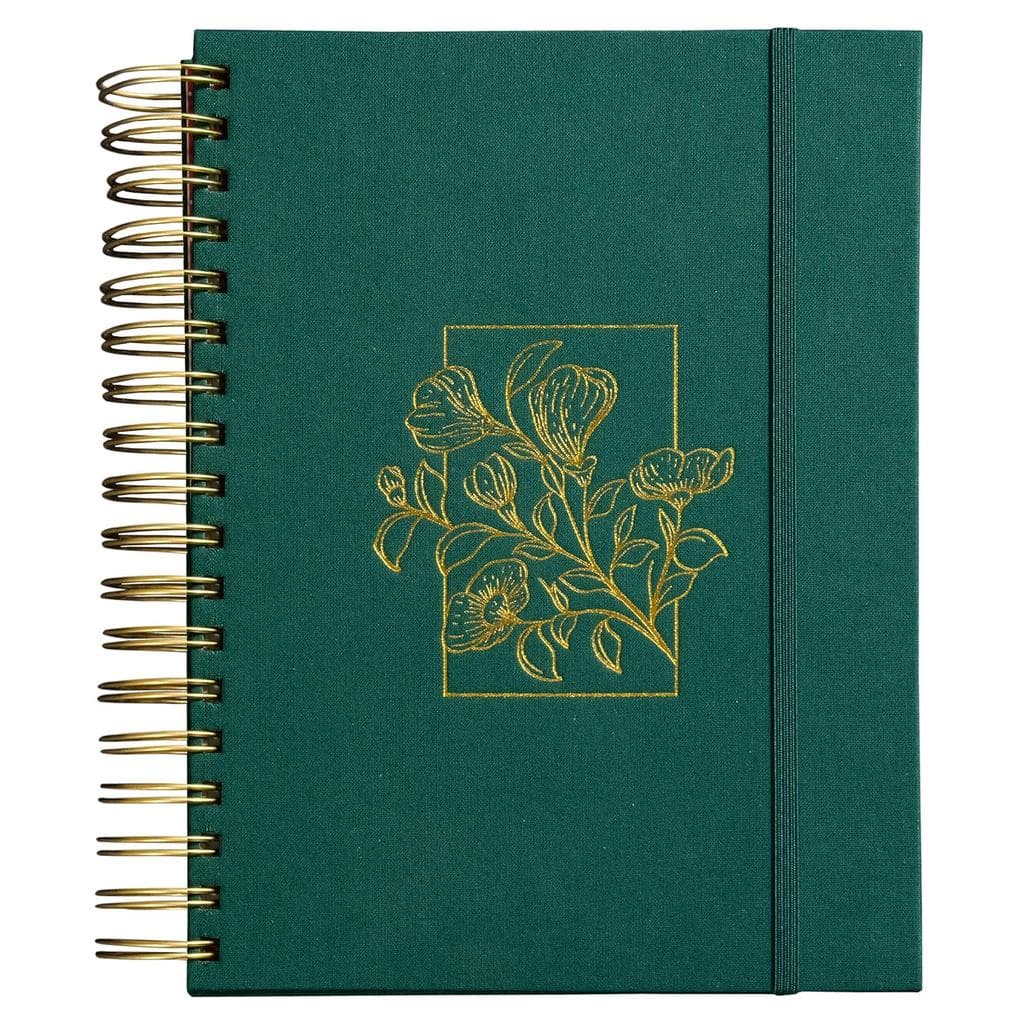 Meu Plano Perfeito | Planner Permanente | Capa Tecido Floral