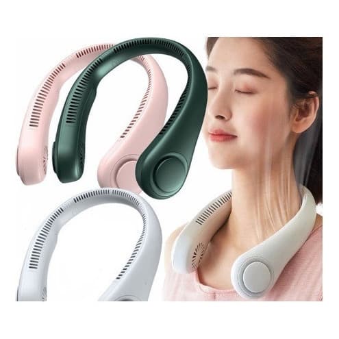 Mini Ventilador De Pescoço Esportivo Portátil Recarregável