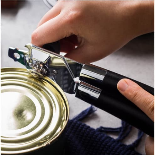 Abridor De Latas E Garrafas Aço Inox Manivela Profissional Casa WL-2552