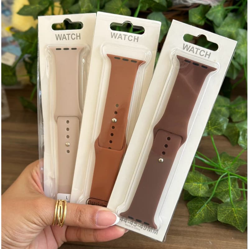 Pulseiras de Silicone para Apple Watch – Macias, Ajustáveis e à Prova d’Água | Conforto, Durabilidade e Design Elegante