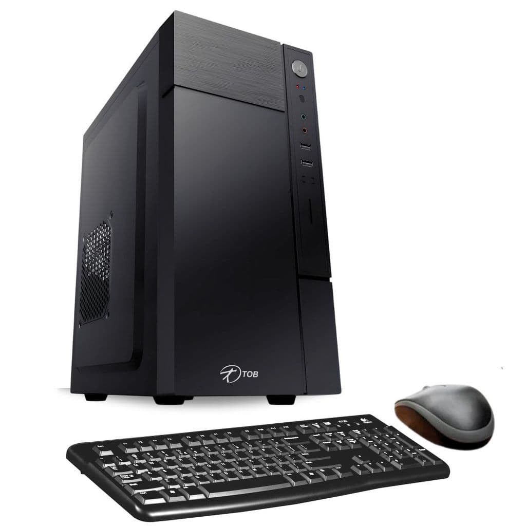 Computador TOB Intel Core i7 12700f com SSD 480GB Memória 16GB VGA 1GB Teclado + Mouse Windows 10 Trial Desktop PC CPU