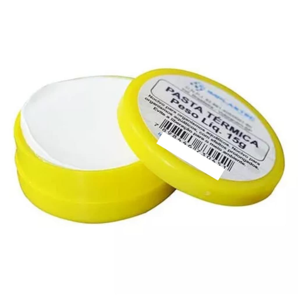 Pasta Térmica Implastec Branca Cpu Computado Processador 15g