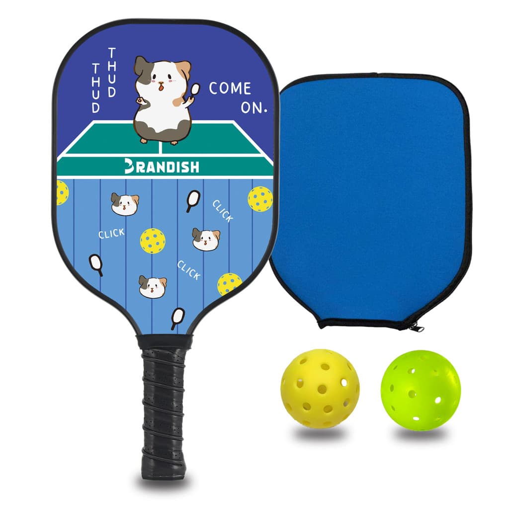 Raquete de pickleball pickleball fibra de vidro leve durável estudante masculino feminino treinamento de competição grad