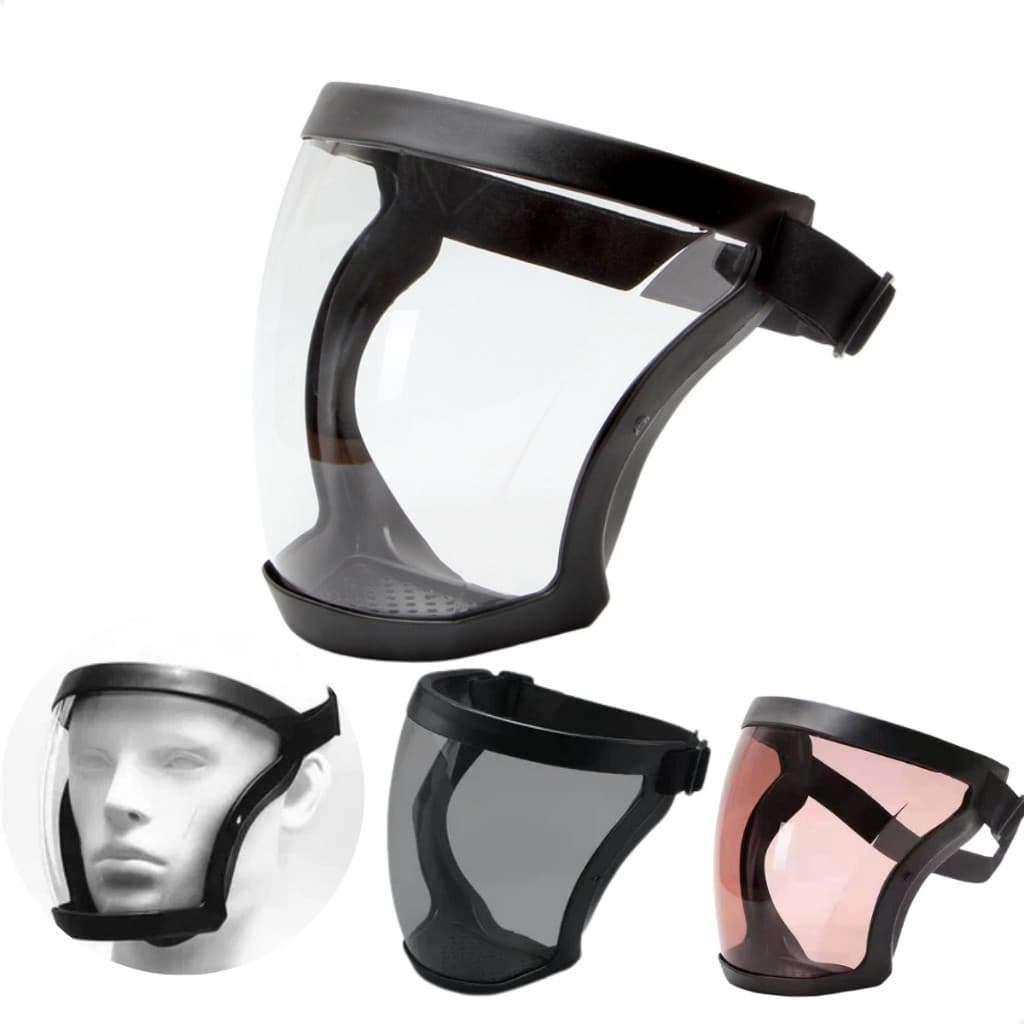 Máscara De Proteção Facial Completa À Prova De Poeira Transparente óculos de proteção