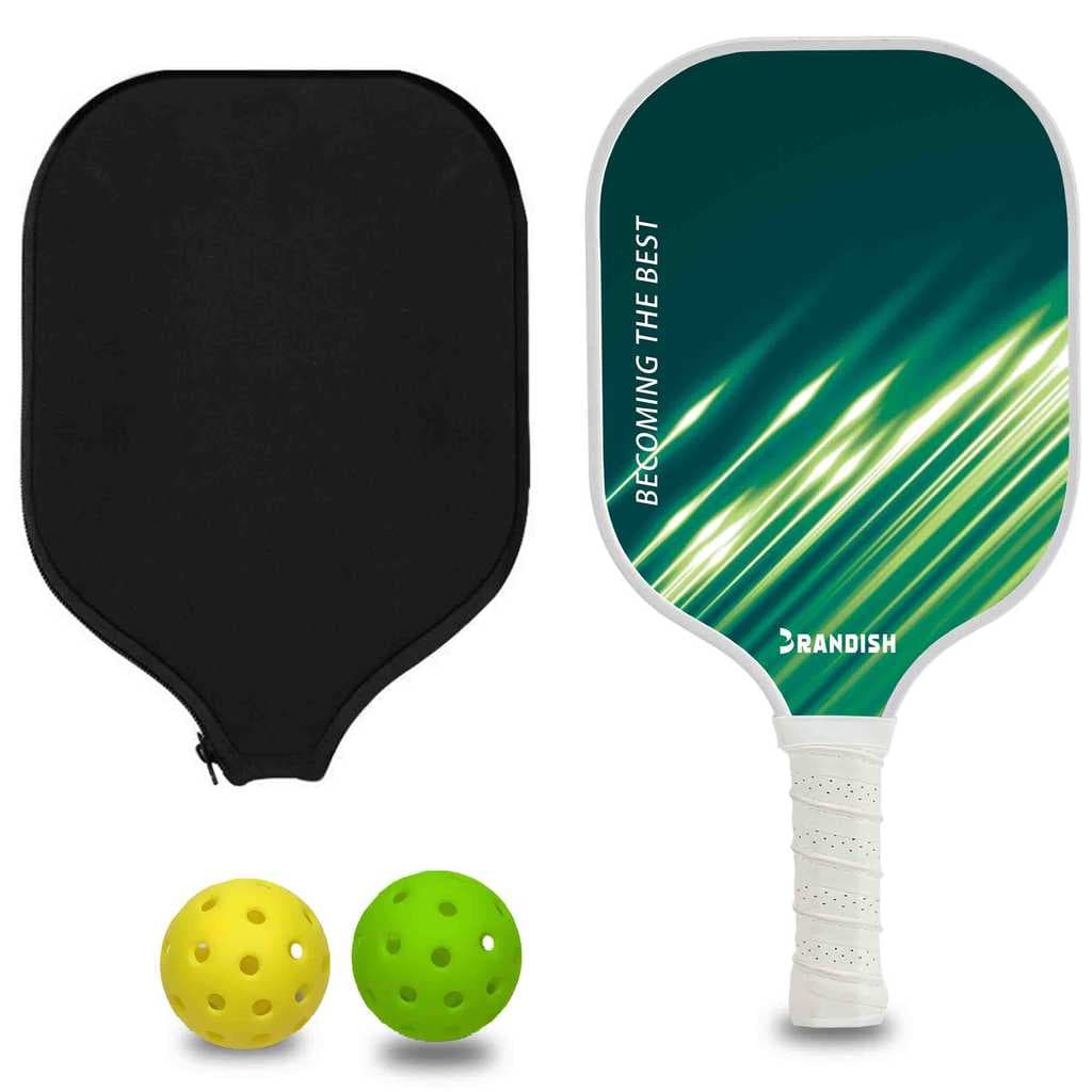 Raquete de pickleball pickleball fibra de vidro leve durável estudante masculino feminino treinamento de competição simp