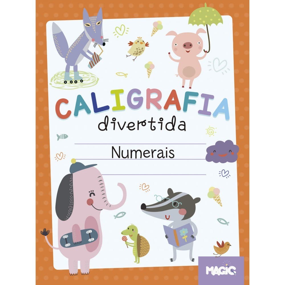 Livro Caligrafia Divertida - Numerais