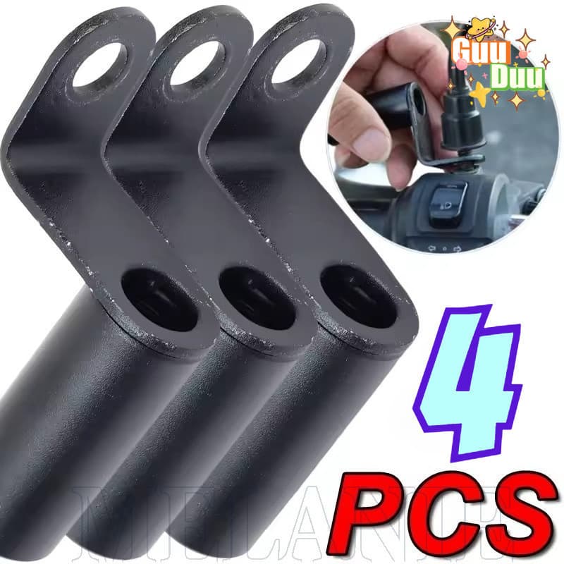 [GuuDuu] Suportes De Conversão Para Espelho Retrovisor De Motocicleta De 1 A 4 Unidades-Acessórios De Moto De E-Bike-Uni