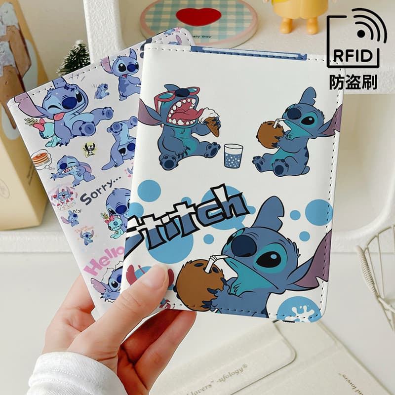 MQ Stitch porta-passaporte bolsa de documentos capa protetora porta-cartões multifuncional viajando no exterior bilhete 