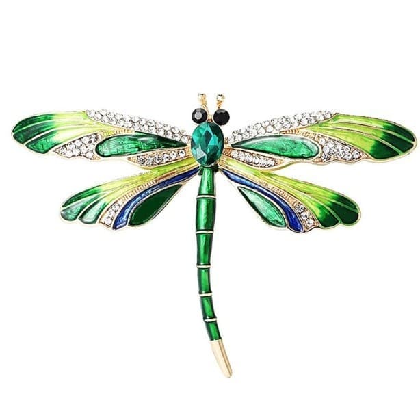 Nova cor broche de libélula adequado para acessórios de moda feminina para ternos, casamentos e presentes, presentes de 