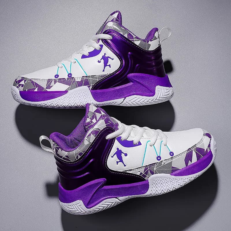 Tênis De Basquete Infantil De Alta Qualidade Para Meninas – Antiderrapante , Ideal Treinamento Interno E Exercícios De C