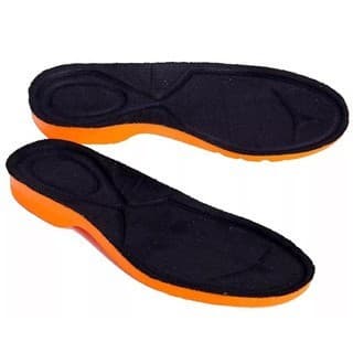 Palmilha Premium Esporão Ortopédica Anatômica Gel Pu Anti impacto Unissex Preta