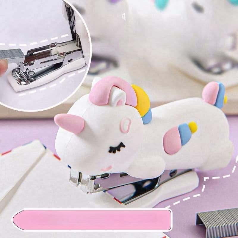 Mini Grampeador Unicórnio Kawaii