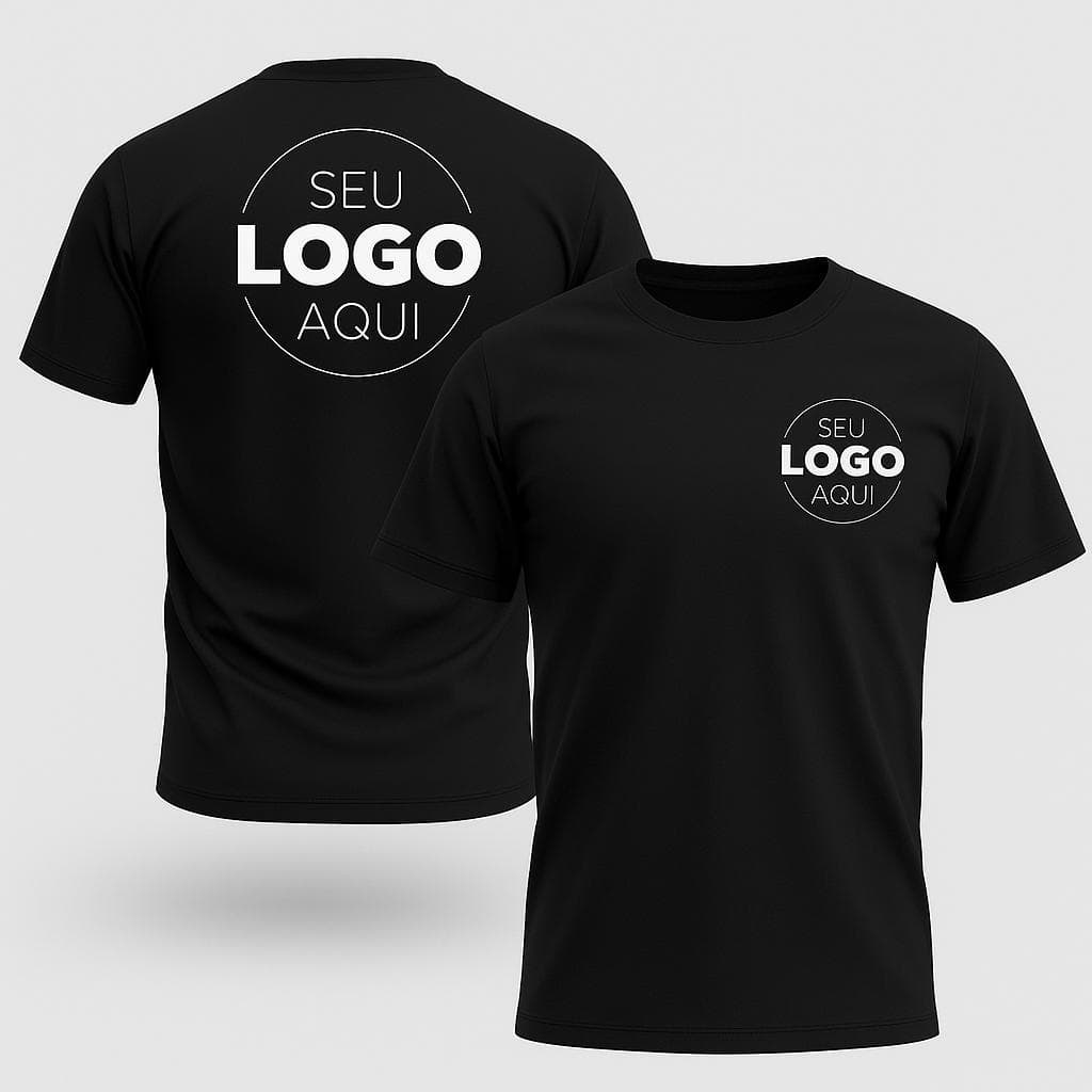 Camiseta Basica Personalizada Logo Estampa Premium Uniforme Empresa