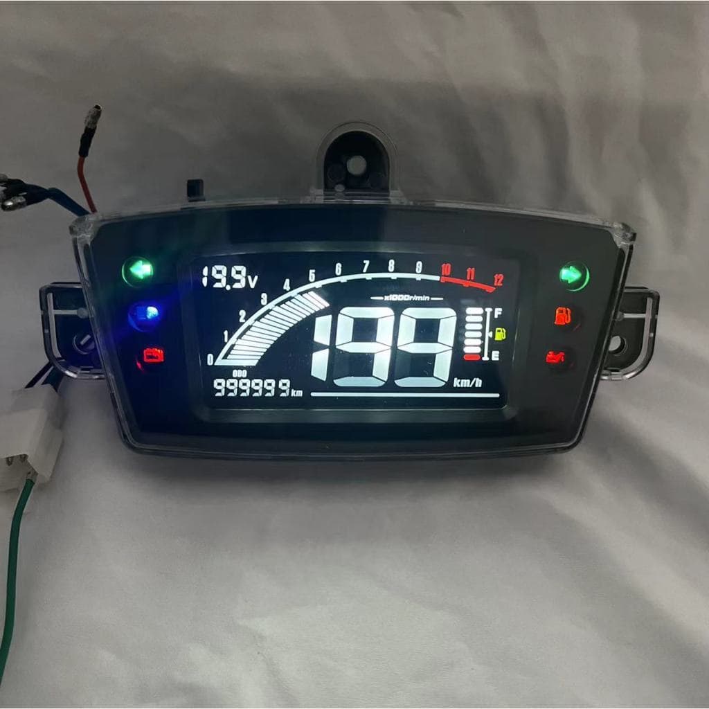 Para Suzuki V100 AG100 AD100 AG50 AD50 Endereço50 YAMAHA JOG50 JOG90 Medidor Digital Motocicleta Velocímetro RPM