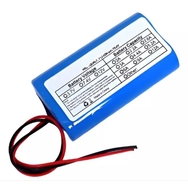 Pack 3,7v 6000mAh Com Placa, Led, Luz, Caixa de som