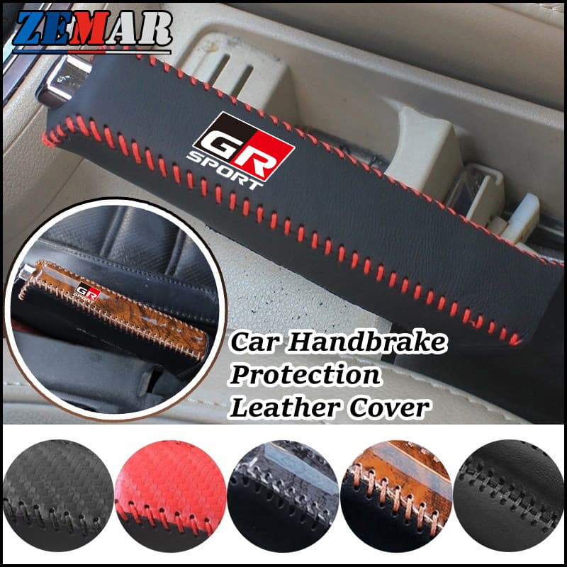 Toyota GR Capa Protetora De Freio De Mão Universal Para Carro De Couro Decorativa Acessórios Internos De Corolla Cross H