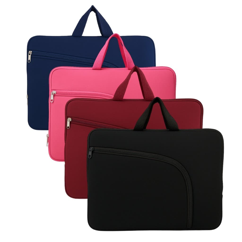 Maleta Capa Case de Notebook 15´6 Polegadas C/Bolso Neoprene Resistente a Agua Slim Mochila C/ Zíper