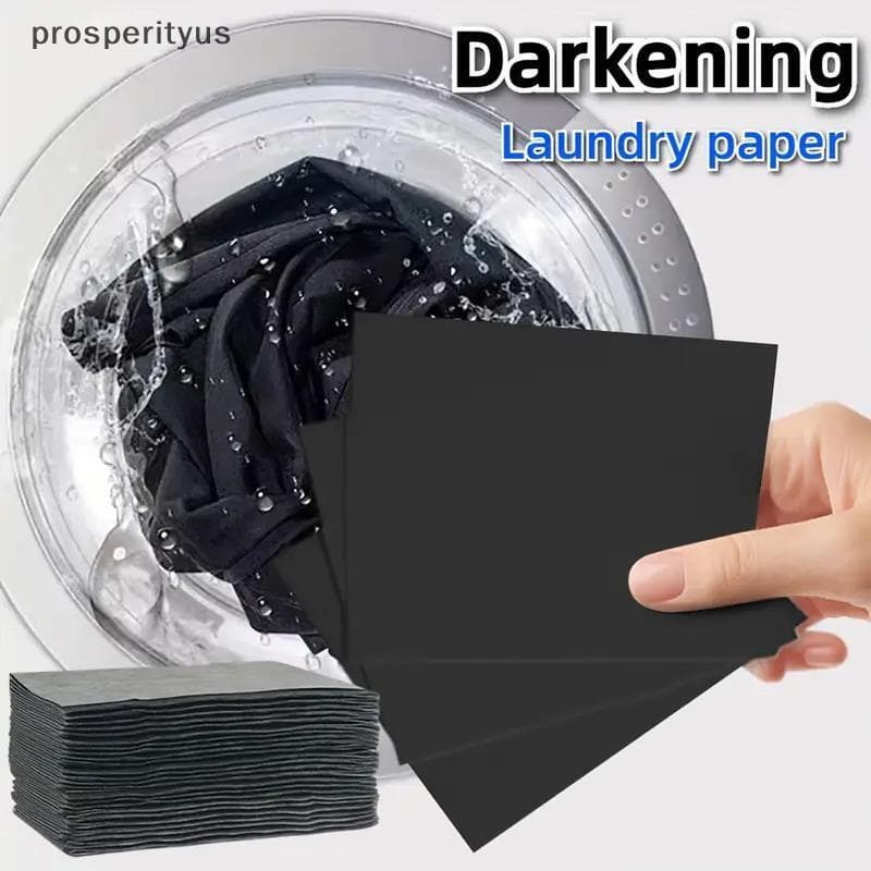 [prosperityus] 5-30 Unidades De Folhas Iluminadoras Para Roupas , Intensificadoras De Cor Preta Tecidos Escuros E Pretos