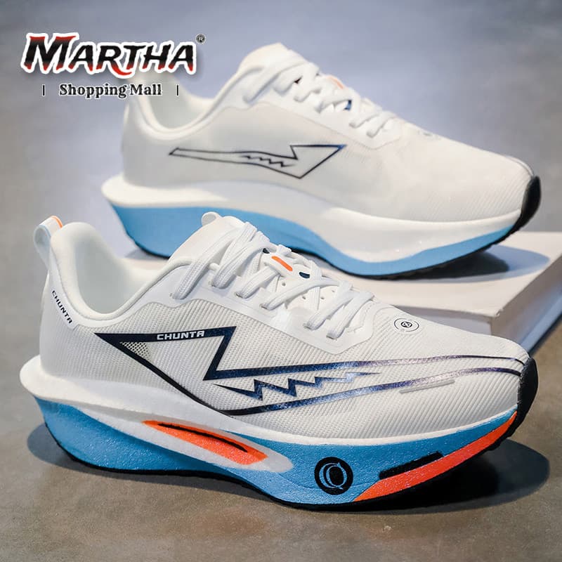 Nova Placa De Carbono Profissional Tênis Corrida Maratona Moda Sapatos Homens E Mulheres 33-44