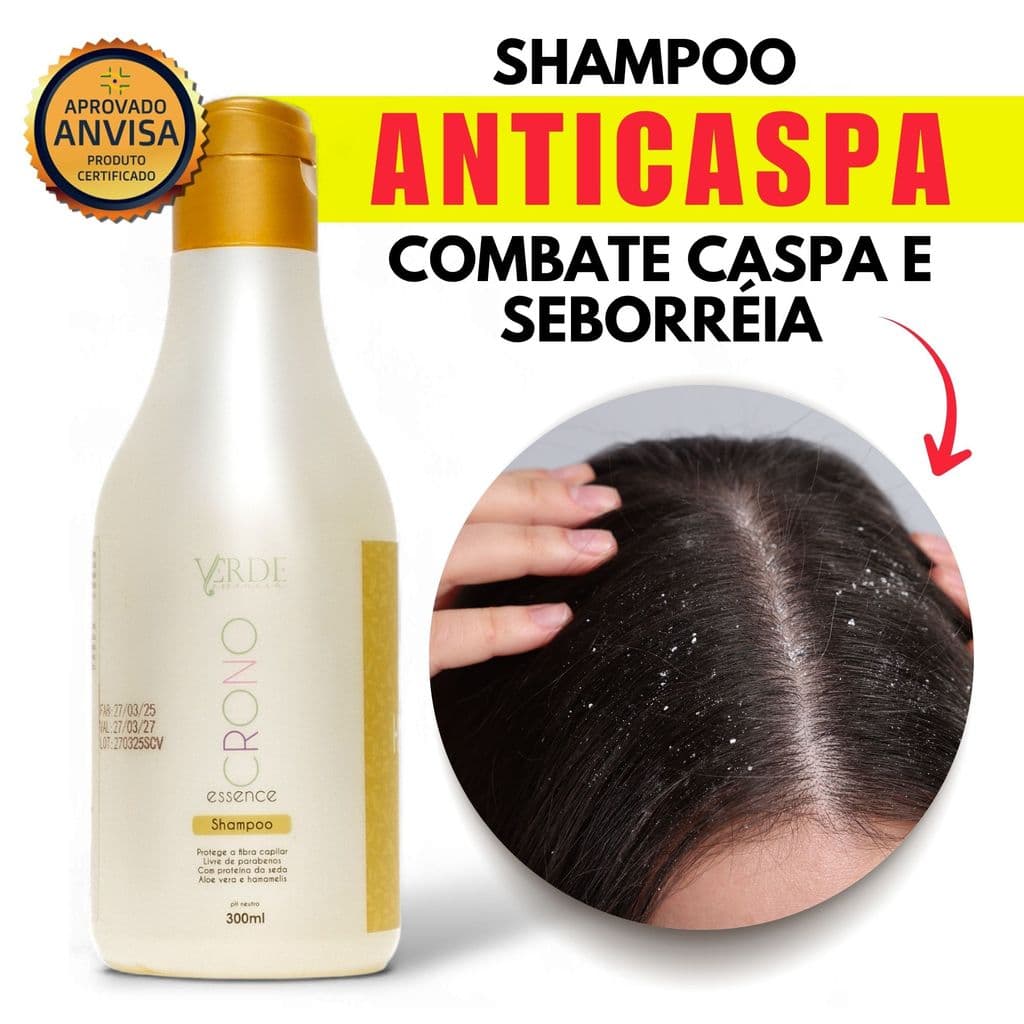Shampoo Sem Sal Anticaspa Seborreia Coceiras Irritações Oleosidade Couro Cabeludo Limpeza Profunda
