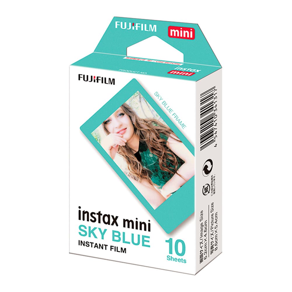 Filme Instax Mini Sky Blue com 10 Fotos - Fujifilm