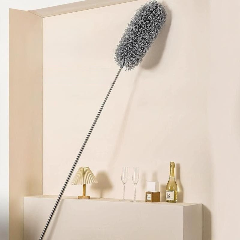 Espanador 280 Centímetros Ajustável Telescópica Dobra Duster Telhado Teia Teto Cama Mesa Escova De Limpeza De Poeira