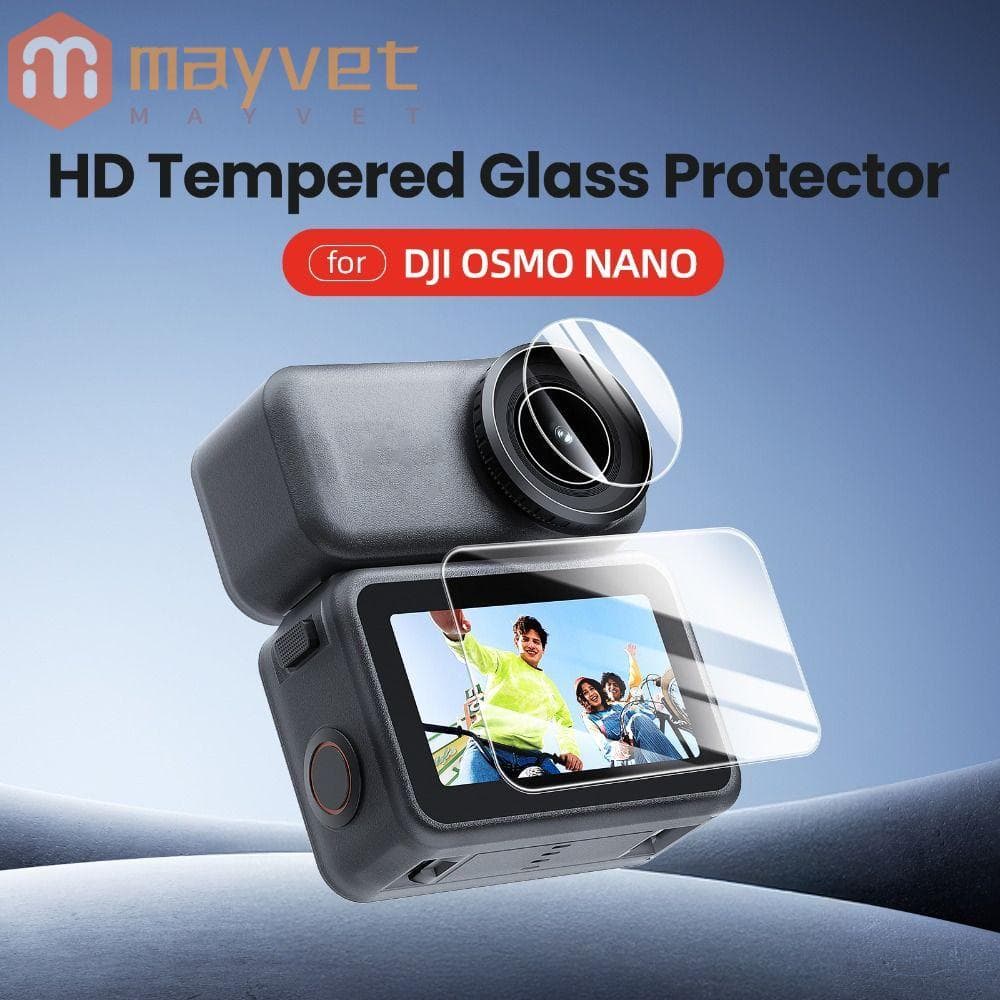 Filme De Lente MAYVET , Protetor De Tela Anti-Riscos 9H , Películas Protetoras Ultra-HD Para DJI Osmo Nano