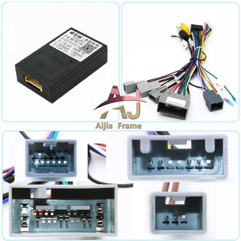 Adaptador De Caixa Canbus Para Rádio De Carro , Honda Civic 2012 2013 2014 2015 Com Chicote De Fiação , Cabo De Alimenta