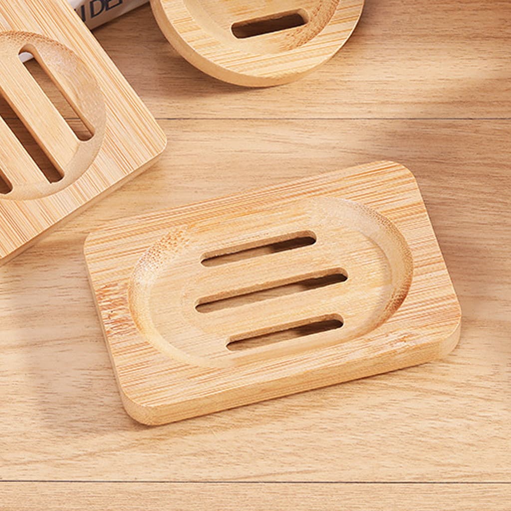 Saboneteira De Bambu Vintage Suporte De Sabonete Rústico Para Banheiro Com Drenagem Bandeja De Madeira Natural Pia