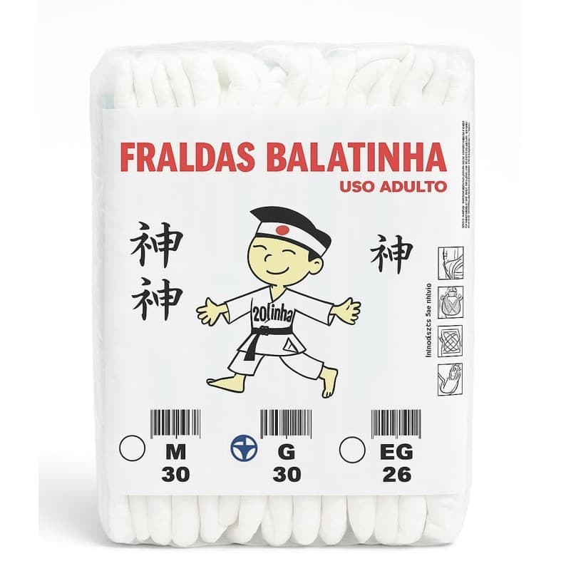 Fralda Segunda Linha Geriátrica Direto de Fabrica G 30un - Entrega rapida