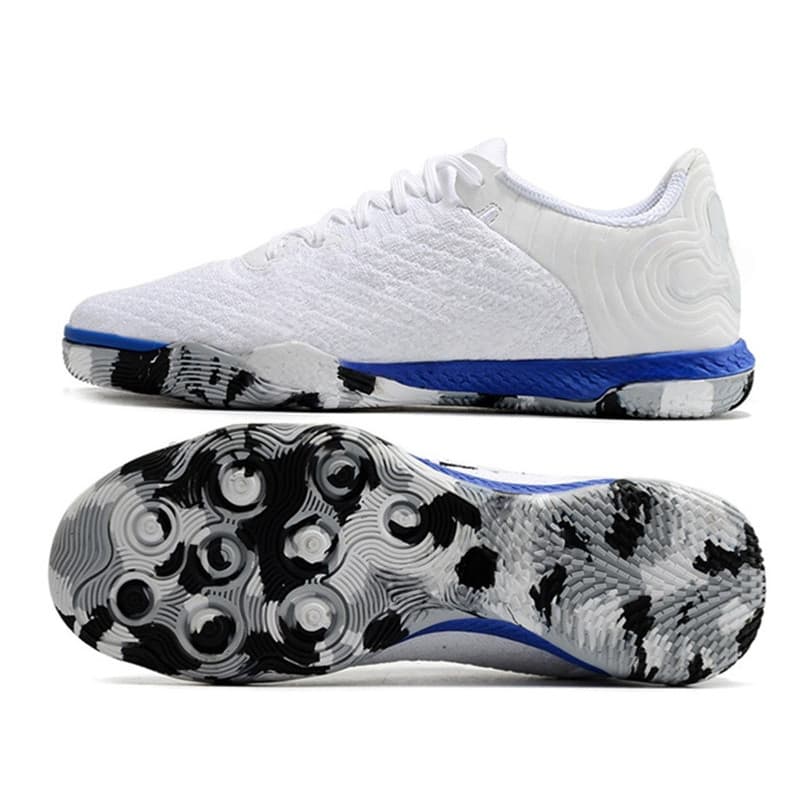 32211 Lendária Galvanoplastia Malha IC Sola Plana Botas de Futebol Futsal Sala Botas de Combate Botas de Futebol Botas d