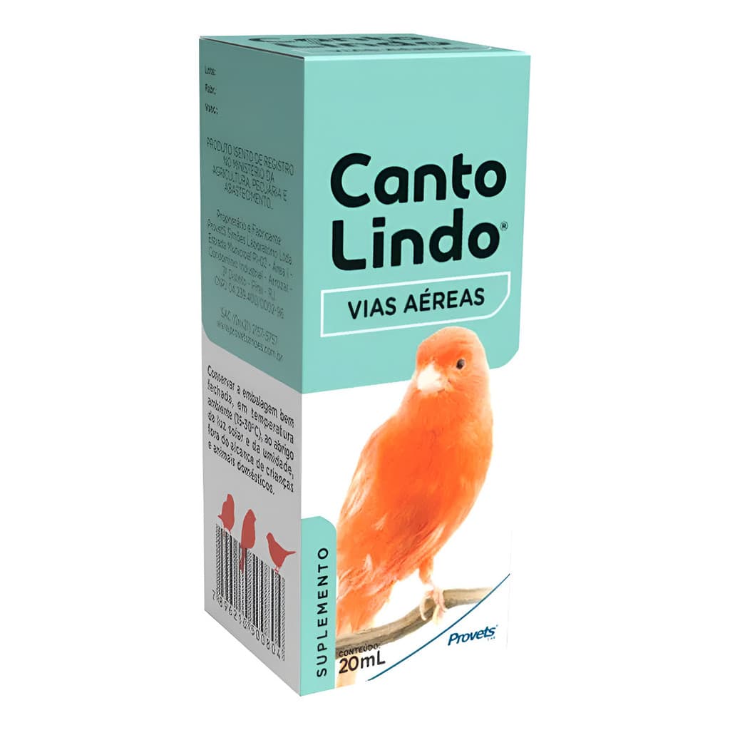 Provets Cantolindo Para Vias Aéreas De Aves - 20ml