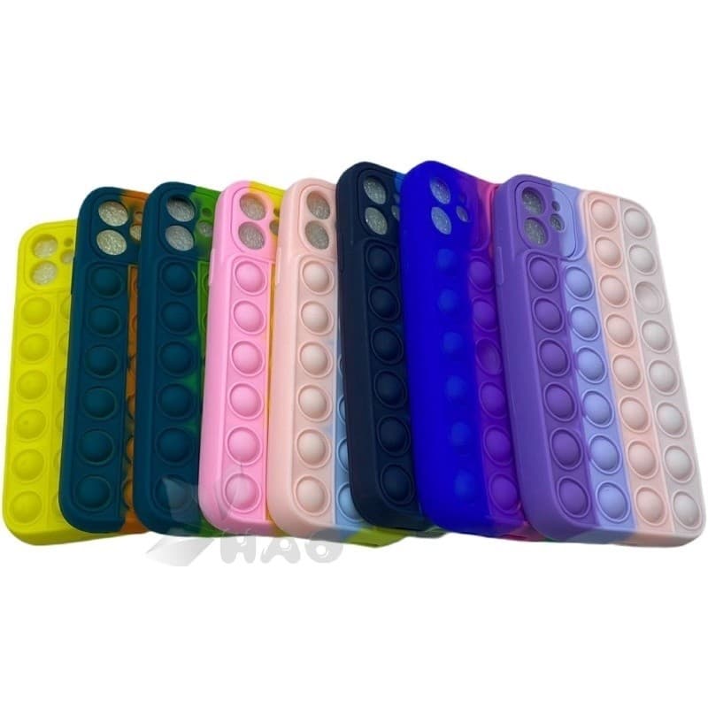 Capa Capinha Pop It IPhone Silicone Apple IPhone 6 7 8 Plus Xs Max Xr 11 Pro ProMax 12 Mini 12Pro