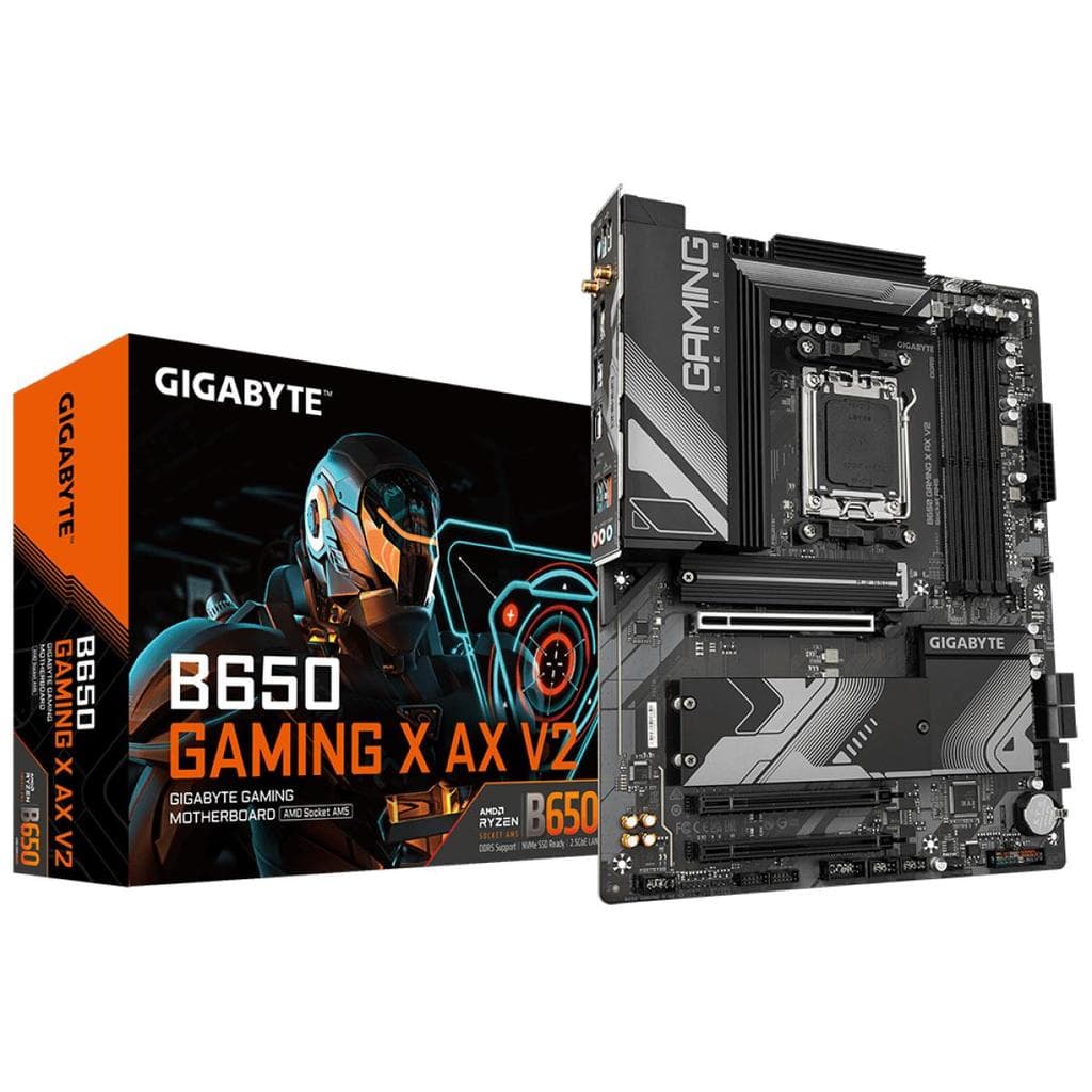 Placa Mãe Gigabyte B650 Gaming X AX V2, Chipset B650, WIFI, AMD AM5, ATX, DDR5