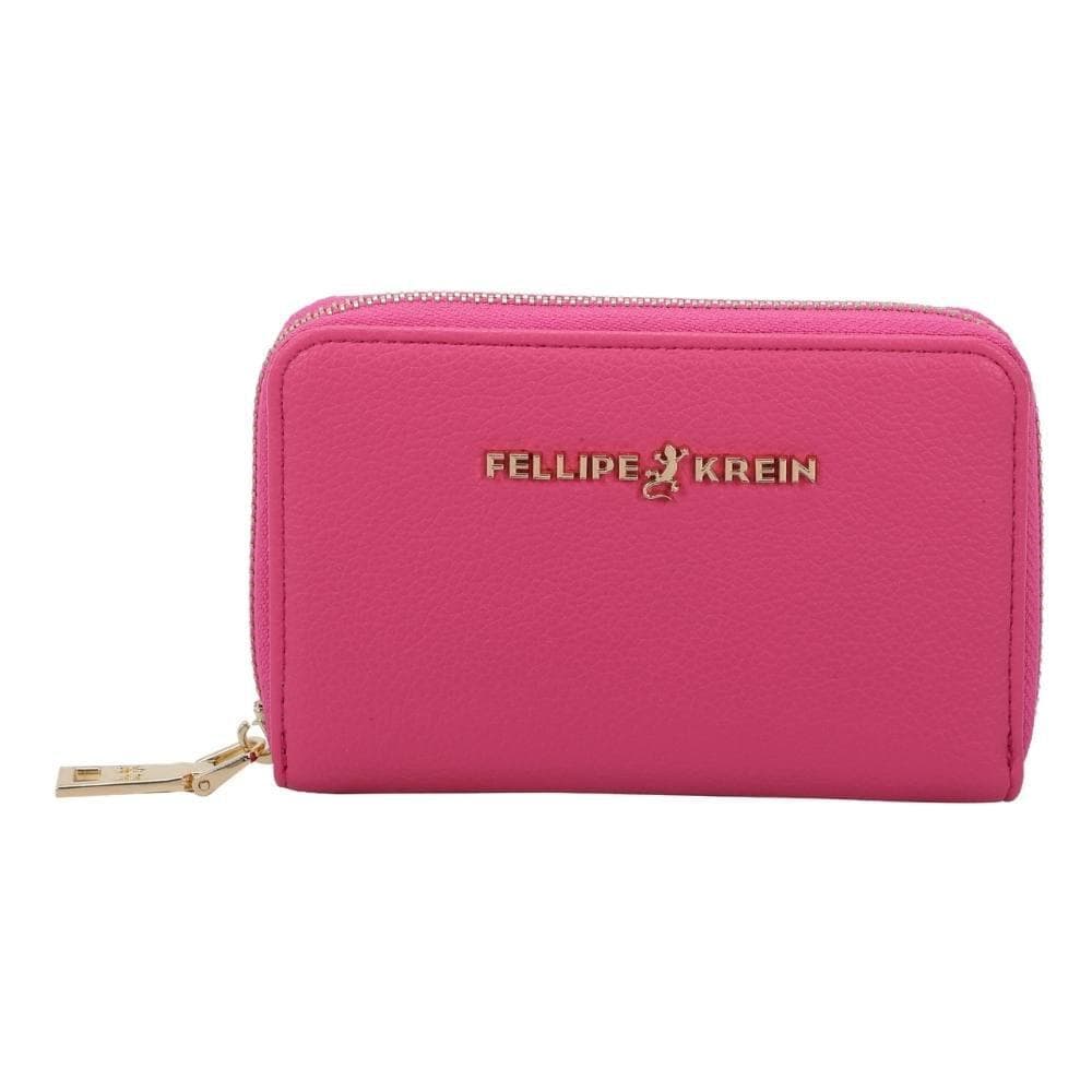Carteira Ziper Pequena Fellipe Krein Ss23 Fk647 - Rosa