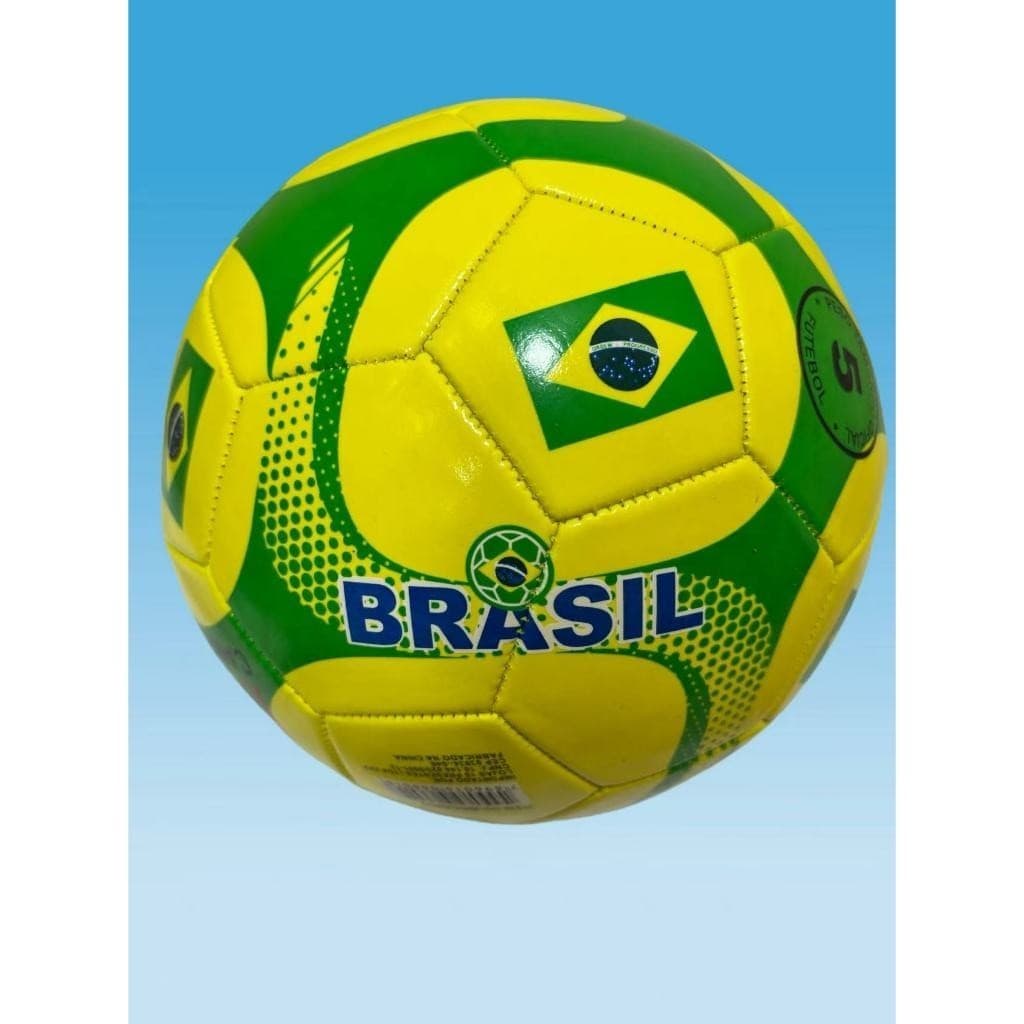 Kit com 20 / 30 /35 /45 / Bola de Futebol Infantil Campo com Estampa do Brasil grande  Nº 5 brasil