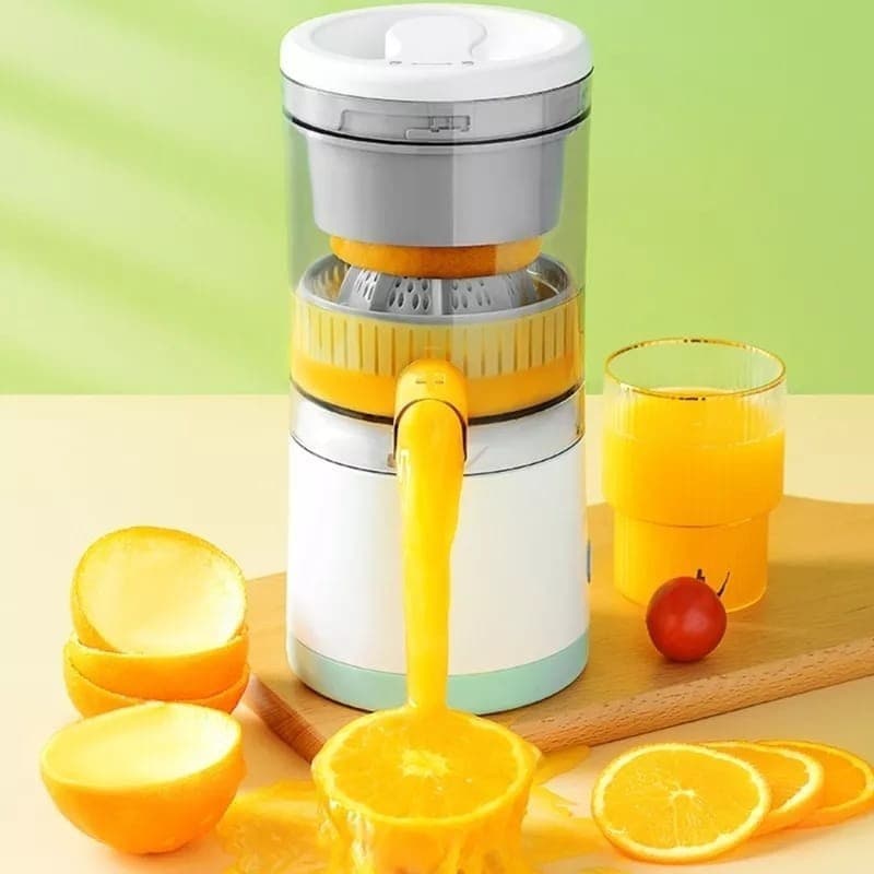 Espremedor De Laranja Frutas Elétrico Portátil Bivolt Extrator Recarregável USB