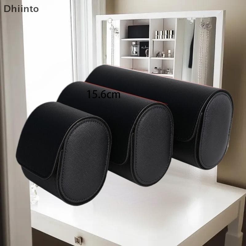 [Dhiint] Watch Packaging Box Car Storage Sewing PU Leather Fixed Bag
