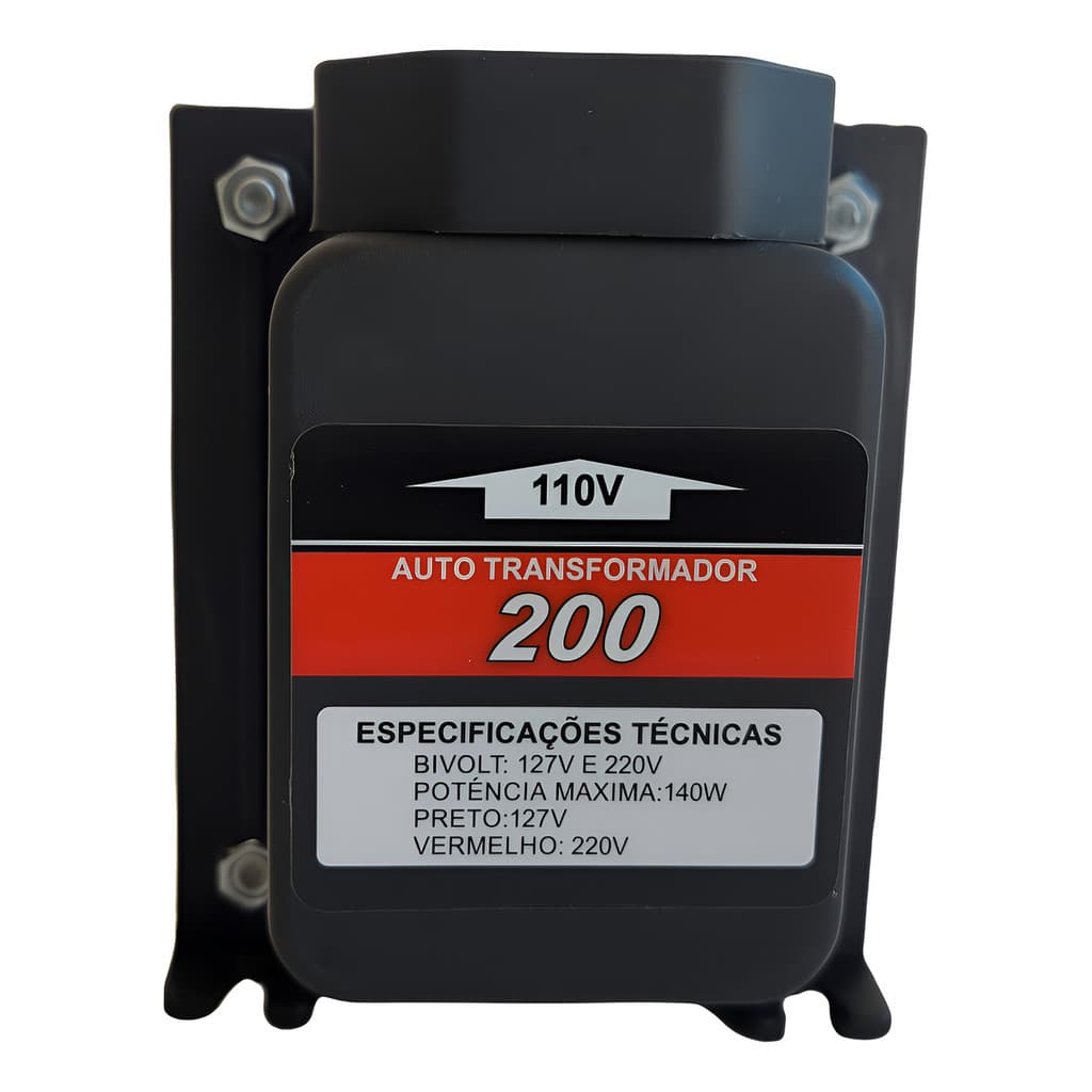 Transformador De Voltagem 200va 140w 110/220v E 220/110v