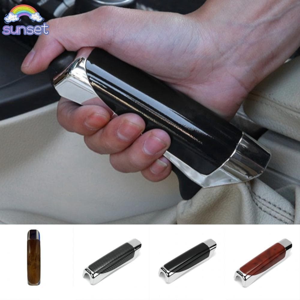 Aperto De Freio De Mão Do Carro SUNSET , Protetor De Acessórios De Plástico , Capa Protetora Fibra De Carbono