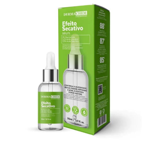 Sérum Efeito Secativo para Espinhas e Acnes Dermachem 30ml