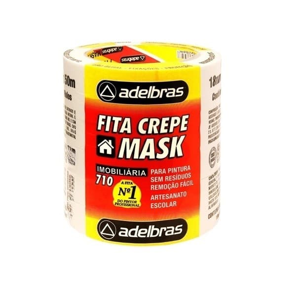 KIT FITA CREPE 710 MASK 18mm X 50 m C/ 06 ROLOS